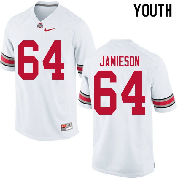 Ohio State Buckeyes #64 Jack Jamieson Youth College Jersey White OSU11830